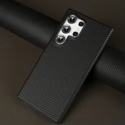 Funda Carbono Cuero Samsung Galaxy S24 Ultra / S23 / S22 / S21