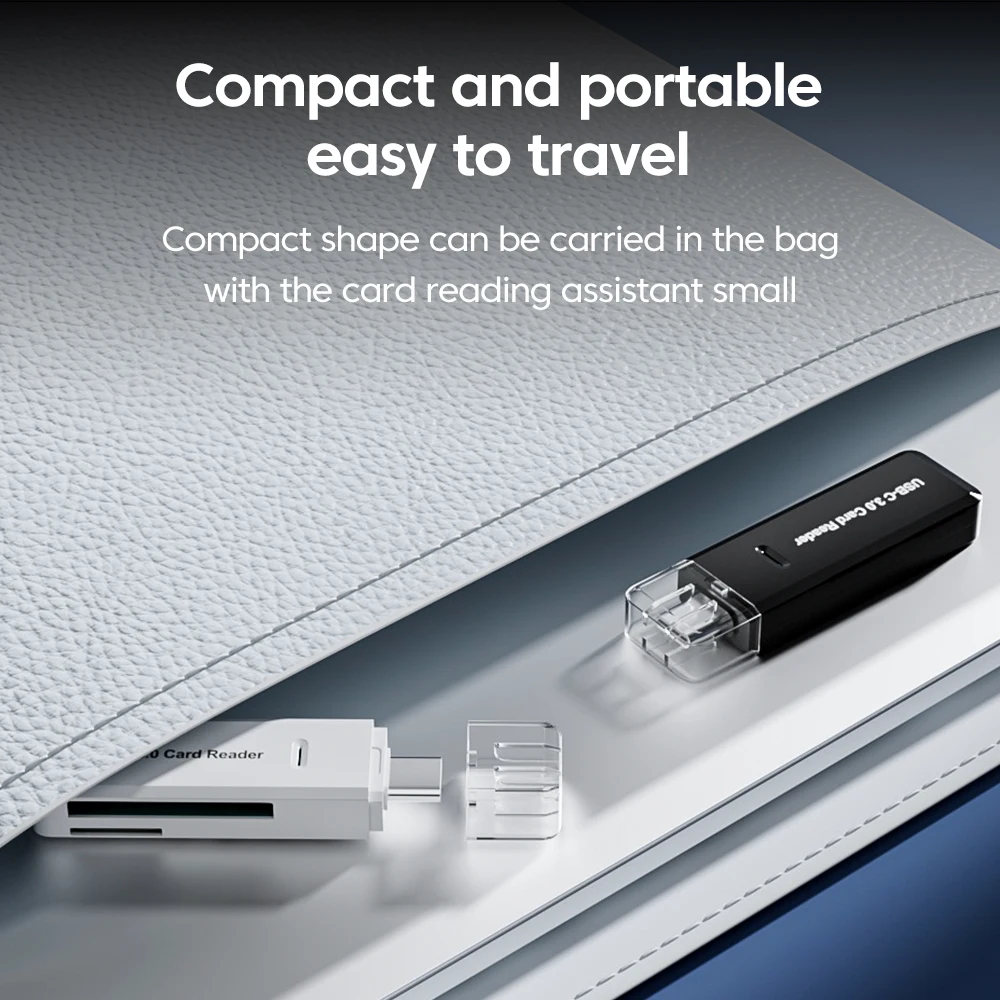 Lector de tarjetas 2 en 1 tipo C tipo C 2,0/3,0 a SD TF lector de tarjetas de memoria adaptador de lector de tarjetas de alta transferencia para accesorios de ordenador portátil PC - imagen 5