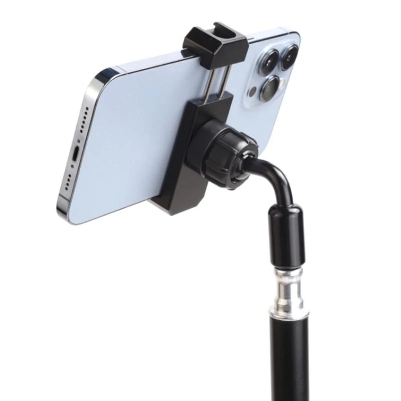 J1HC Bola 17 mm Soporte cabeza del soporte Adaptador aluminio aluminio para trípode selfie 1/4 pulgadas