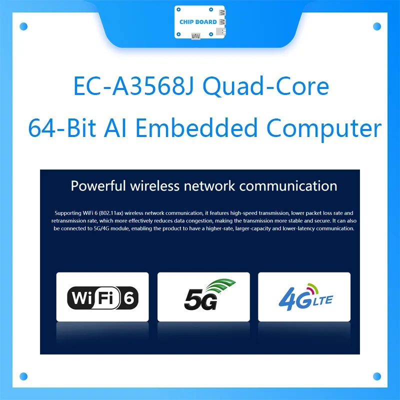 EC-A3568J Computadora integrada AI de cuatro núcleos y 64 bits 2G/32G - imagen 4