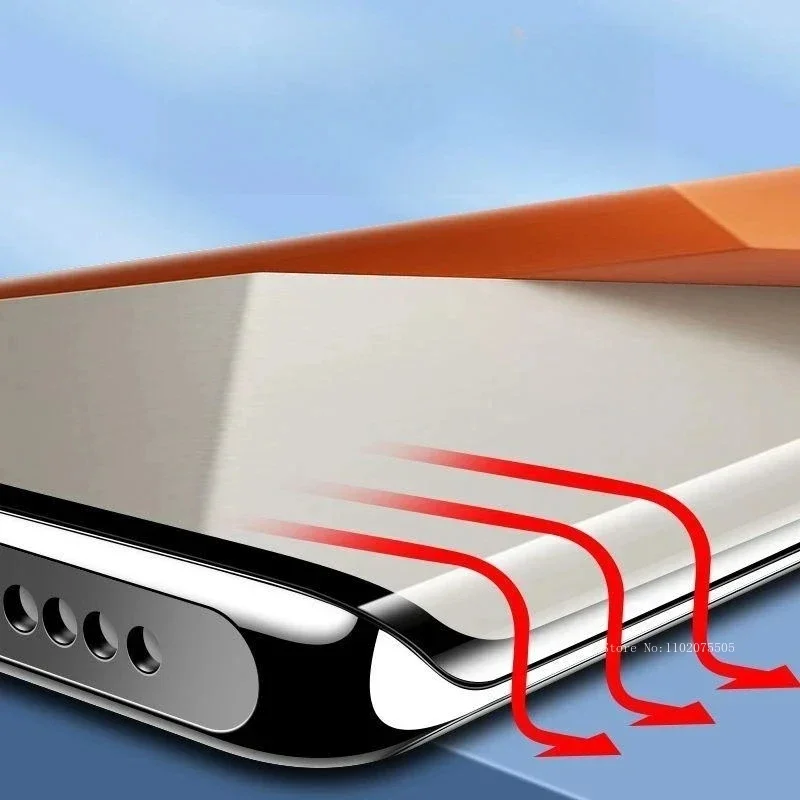 1-2 piezas de vidrio templado con pegamento UV para Samsung Galaxy S24 ultra S23 S22 S21 + Note 20 ultra curvo completo para S24Ultra Protector de pantalla - imagen 5