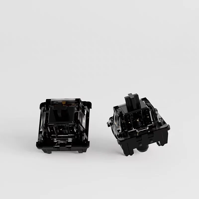 KEYCOOL-interruptor silencioso nocturno encantador, negro, 5 pines, lineal, 45g, RGB, para juegos de oficina DIY personalizados, Teclado mecánico, interruptores silenciosos MX - imagen 4