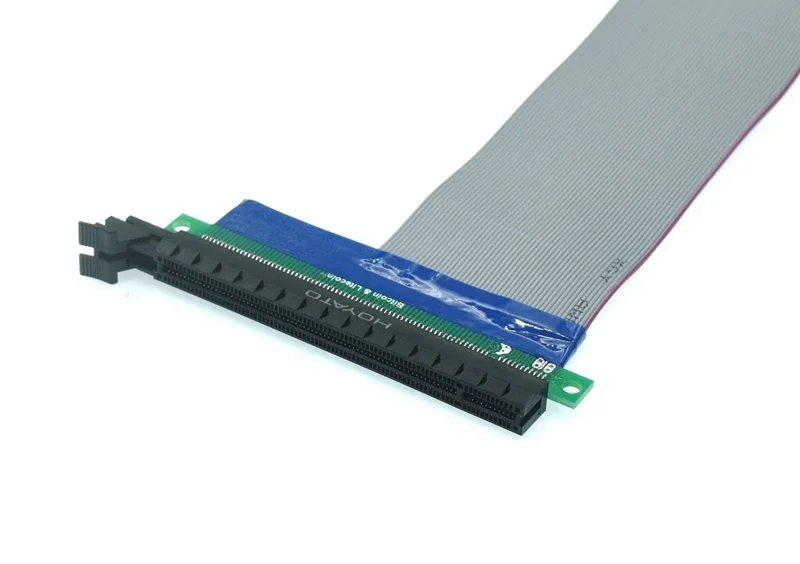 Extensor PCIe X8 a X16 – Conectores Bañados en Oro para Minería - imagen 4