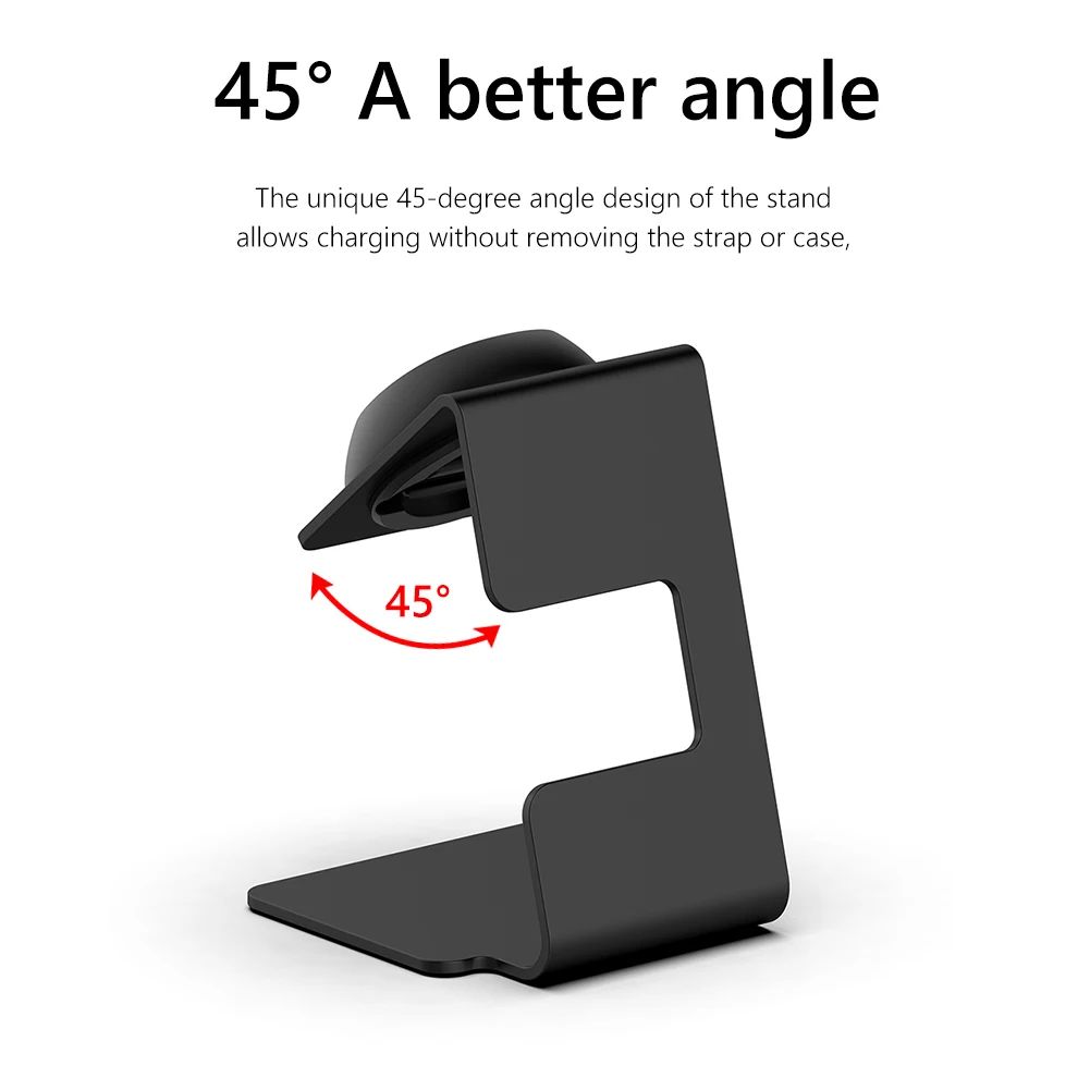 Charger Charging Stand for Xiaomi Mi Band 8 Aluminium Charger Desk Holder Silicone Card Coil Non-Slip Mat Charging Stand Dock - imagen 5