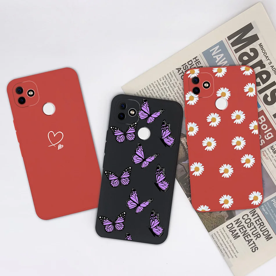 Funda de teléfono para Itel Vision 1 Pro, diseño divertido, silicona mate suave, a prueba de golpes, negro y rojo, Funda parachoques para Itel Vision 1 Plus - imagen 2