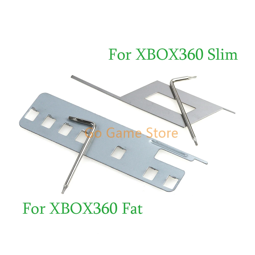 50 juegos para Xbox 360 Fat Case desbloqueo herramienta de apertura Kit de destornilladores para Xbox360 Slim S
