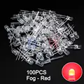 100pcs Fog-Red