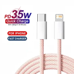 Cable carga rápida trenzado USB-C para iPhone – Datos y energía