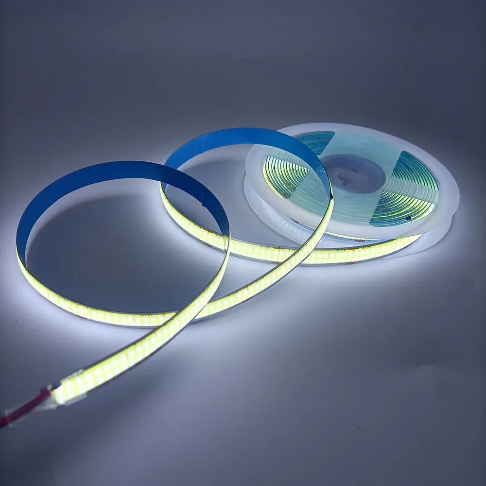 Tira de luz de neón LED COB resistente al agua IP68 12V 24V DC 612Leds/m iluminación lineal tiras de neón LED blanco cálido blanco Natural - imagen 4