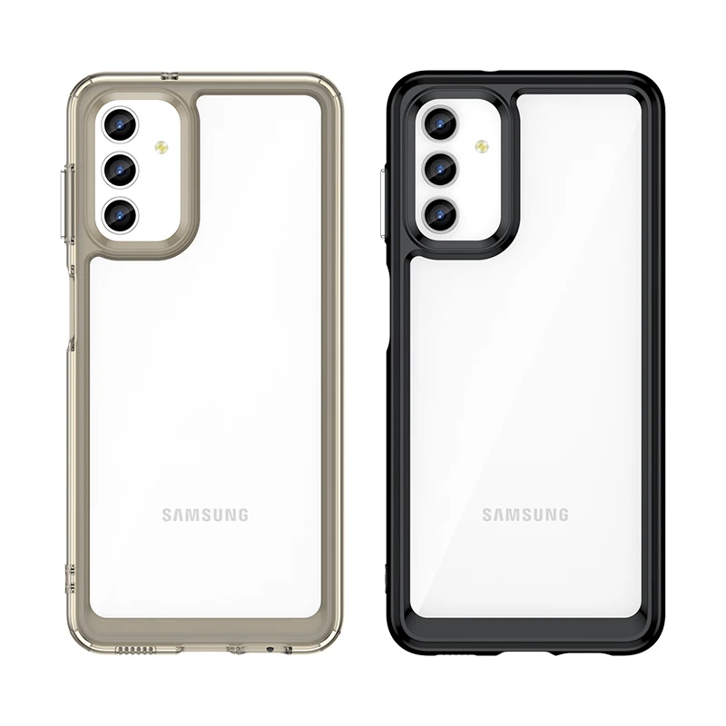 Para Samsung Galaxy A04S Funda de silicona con borde transparente a prueba de golpes TPU Capa Samsung A04S A14 funda protectora para Galaxy A04S - imagen 3