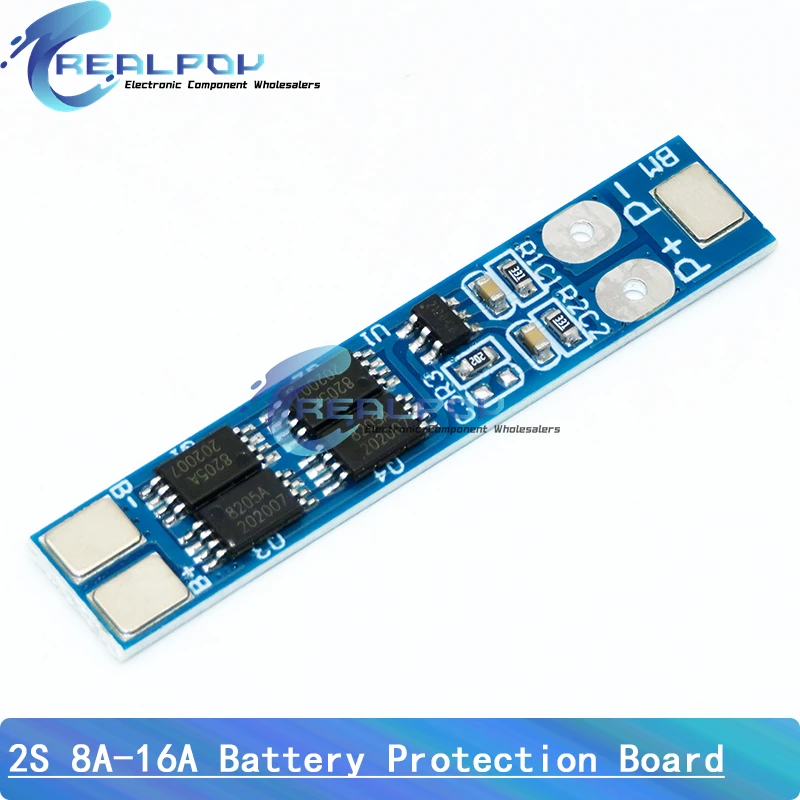 Cargador de batería de litio 2S 7,4 V 8A Li-ion 18650, placa de protección, protección contra sobrecorriente/sobredescarga, 8,4 V