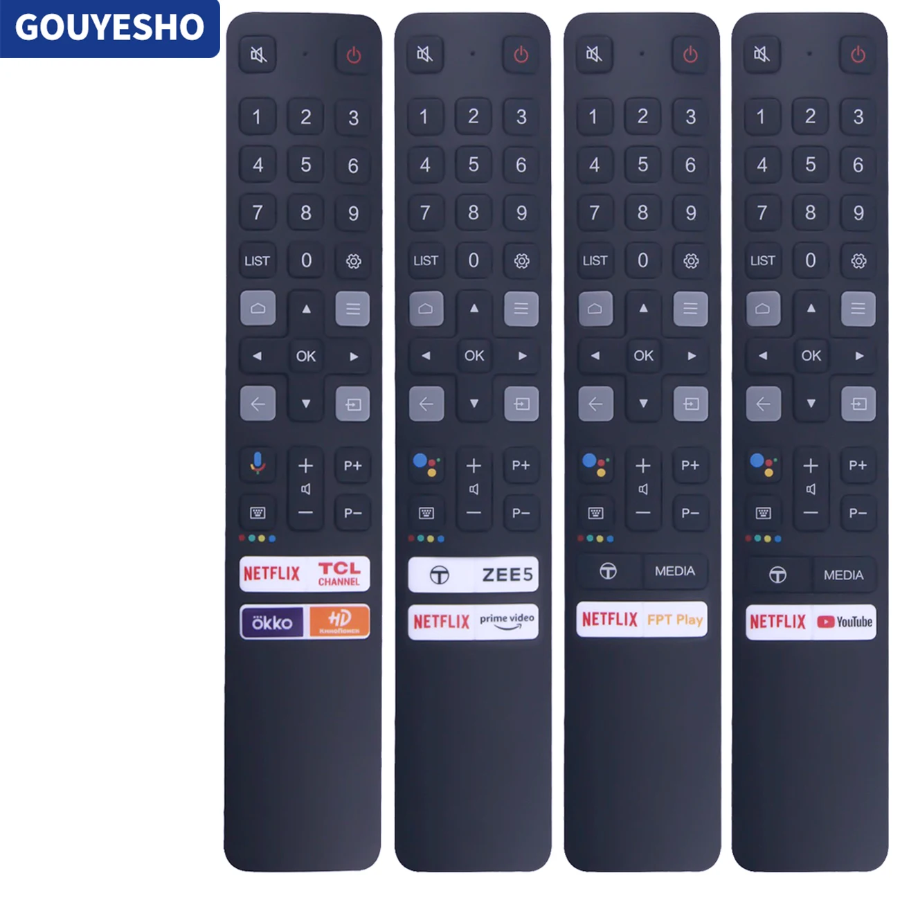 Mando a distancia RC901V para TV infrarroja TCL, LCD, LED, Netflix, Youtube, RC901V, FMR1, RC901V, FMR5, RC901V, FMR7, RC901V, FMRD, sin voz