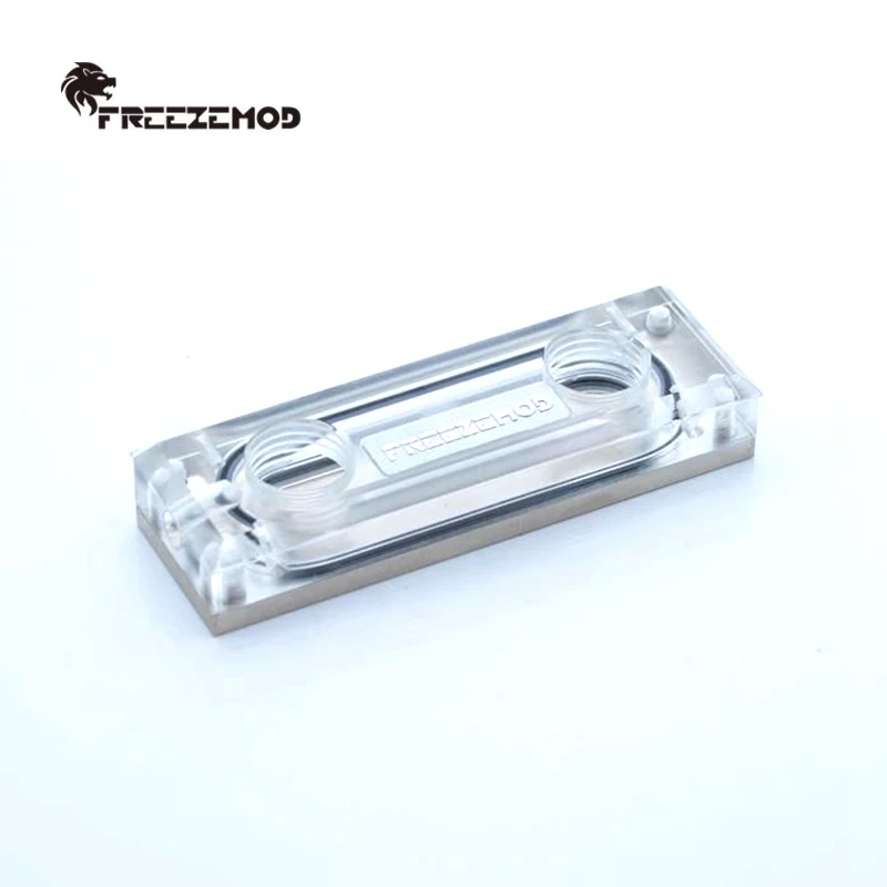 REEZEMOD Bloque de agua M2 SSD de refrigeración por agua para computadora, armadura adecuada para enfriador de agua M.2 2280 M2-ZBSR - imagen 3