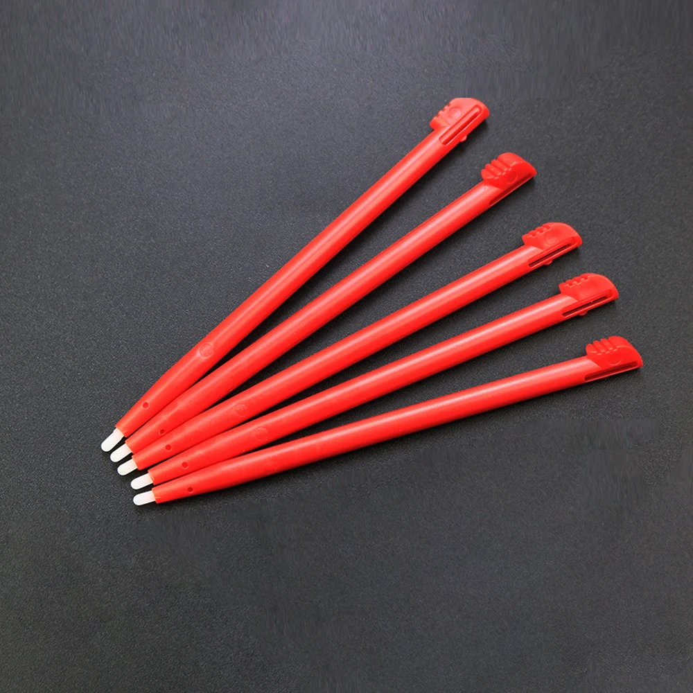 TingDong 5 uds para Nintendo DSI NDSI XL lápiz táctil esto para NDSI XL solo más largo que DS Normal negro rojo - imagen 3