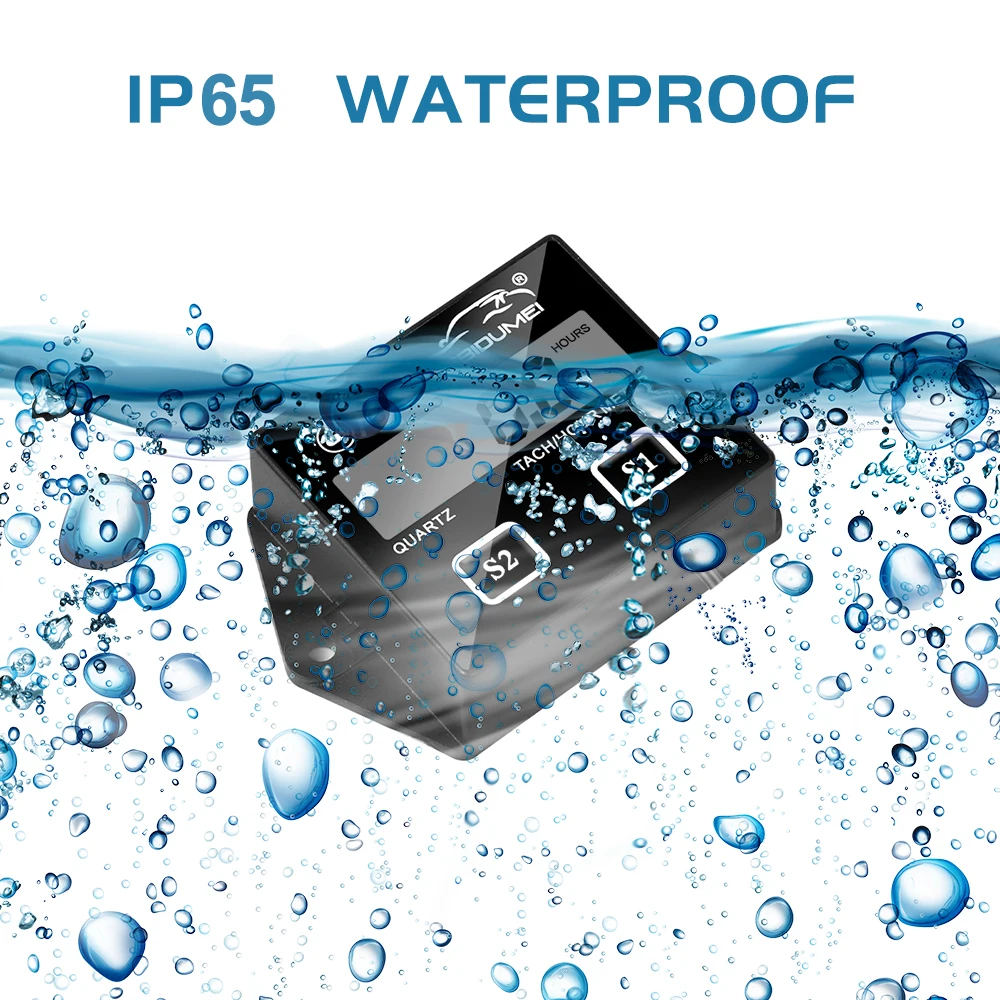 Kebidumei-tacómetro Digital para motocicleta, medidor de RPM, contador de horas para cortacésped ATV, accesorios de bujías de motor de 2/4 tiempos - imagen 4