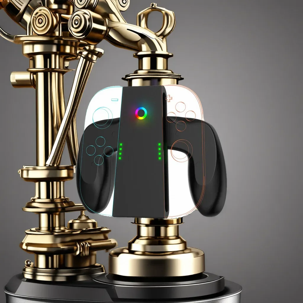 Controlador multifunción con pantalla de capacidad de batería, accesorios para Switch 2, cargador JoyCon, adaptador de agarre de base tipo C - imagen 2