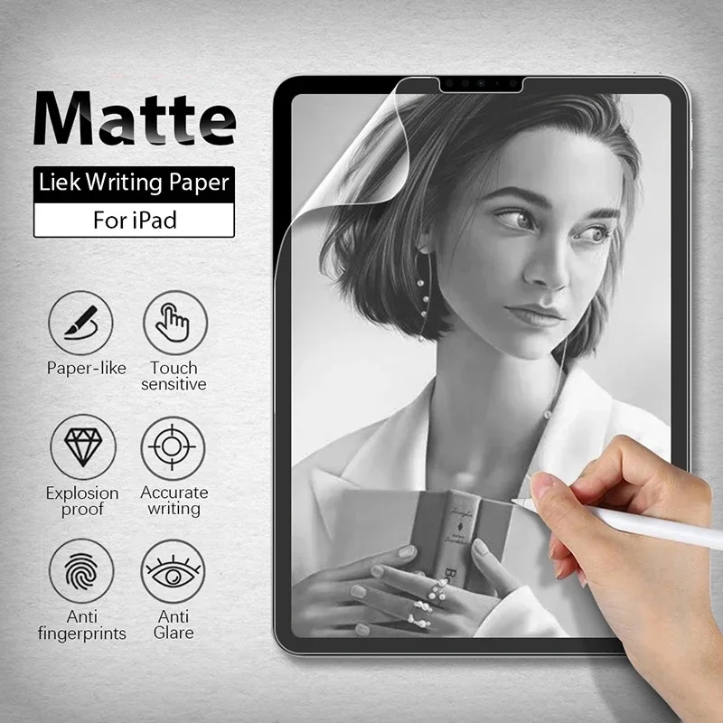 Escritor de película mate para Vivo Pad 5 Pro 13 pulgadas 2025 Pad 3Pro Air11.5 Pad2 12,1 Pad11 iQOO Pad12.1 como película protectora de pantalla de papel