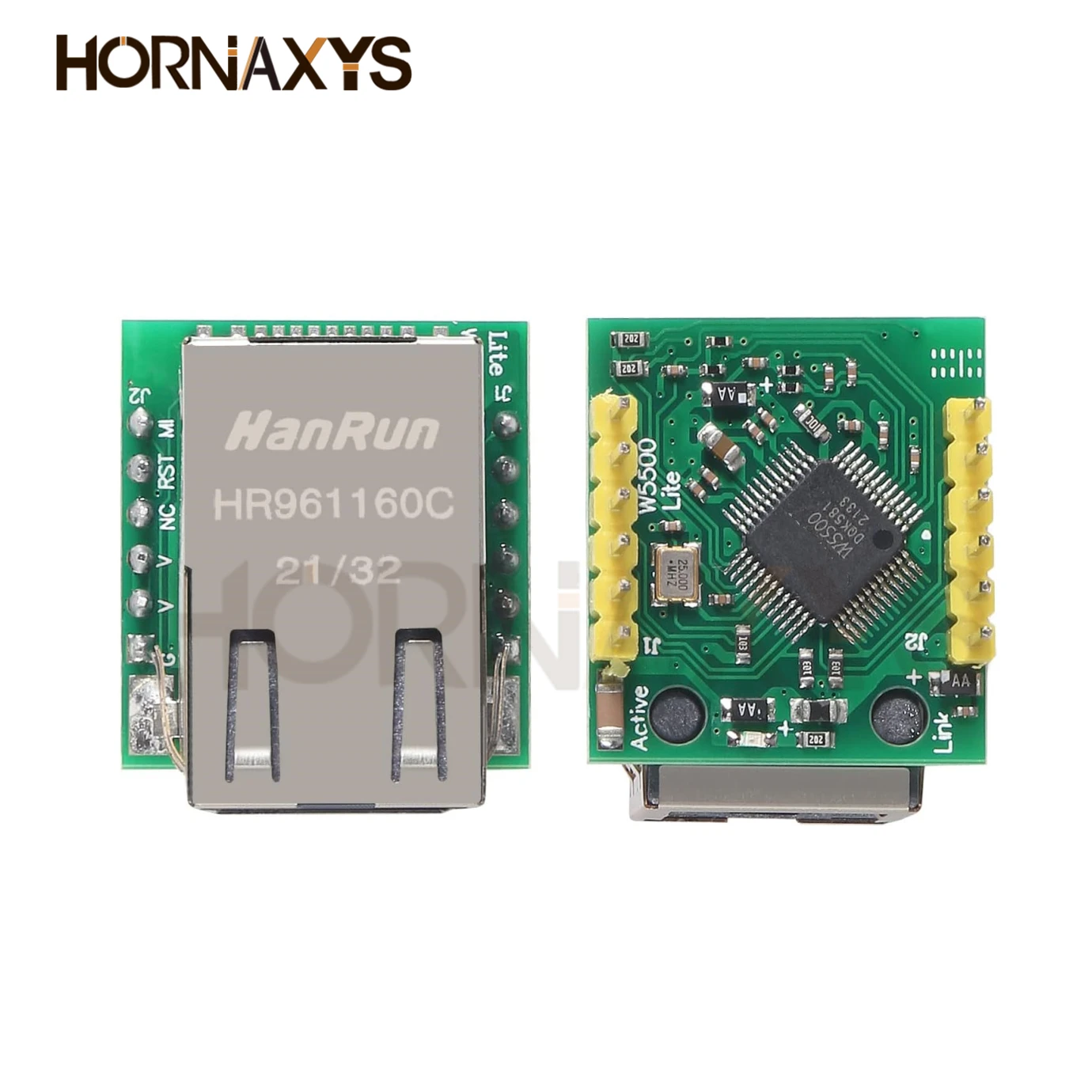 Módulo de red Ethernet W5500 SPI a LAN, interfaz TCP IP 51 STM32 3,3 V 5V para Arduino WIZ820io RC5, Internet de las cosas, 1-5 uds. - imagen 3