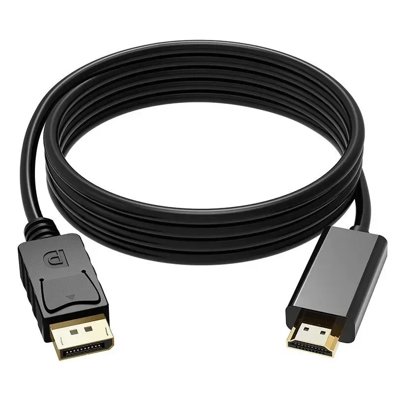 Cable DP DisplayPort a HDTV DisplayPort macho a macho Cable de Audio y vídeo Compatible con HD para ordenador portátil TV proyector Monitor - imagen 2
