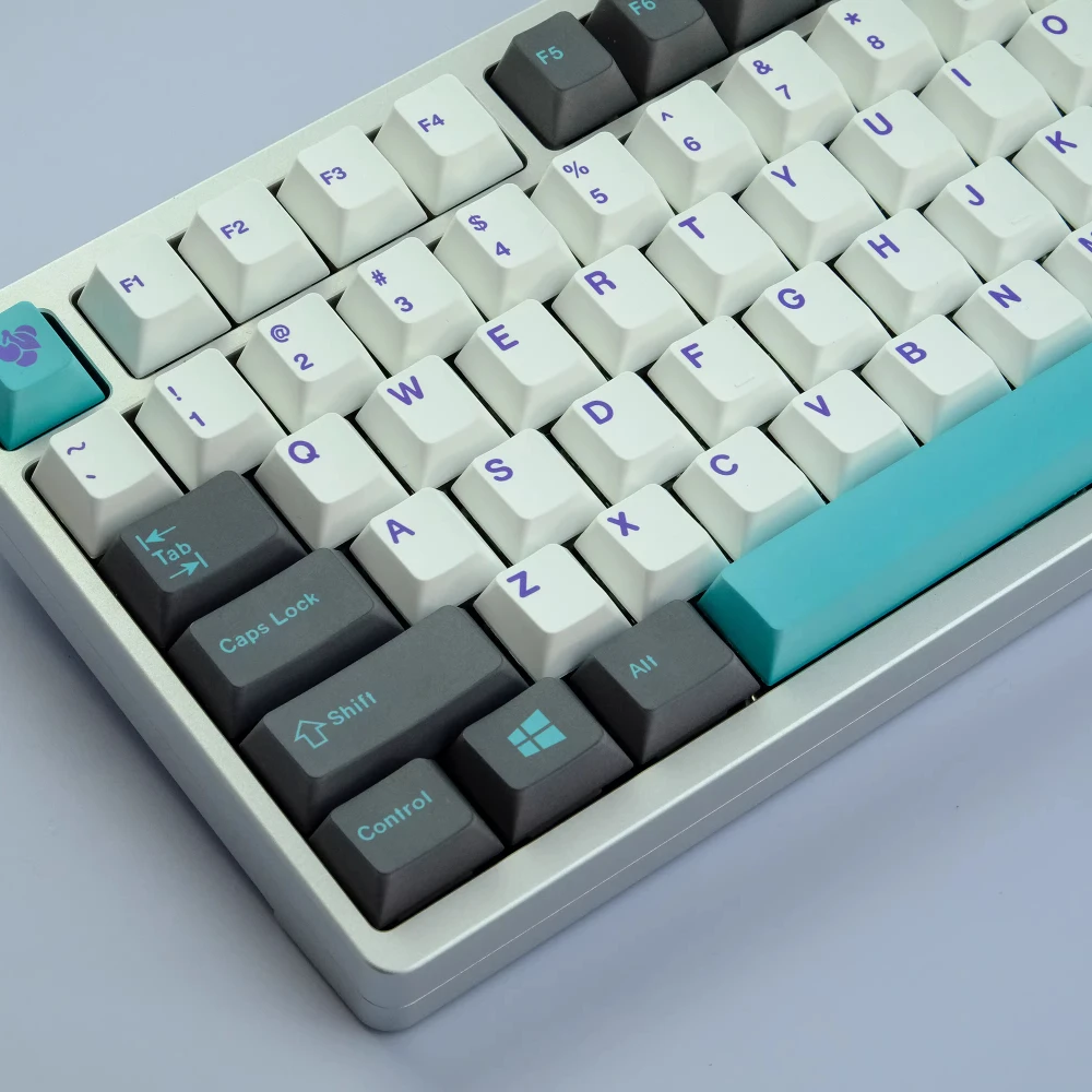 Teclas Hyper Fuse de 123 teclas, perfil de cereza, teclas de sublimación de tinte PBT para teclas de teclado mecánico MX Switch - imagen 2