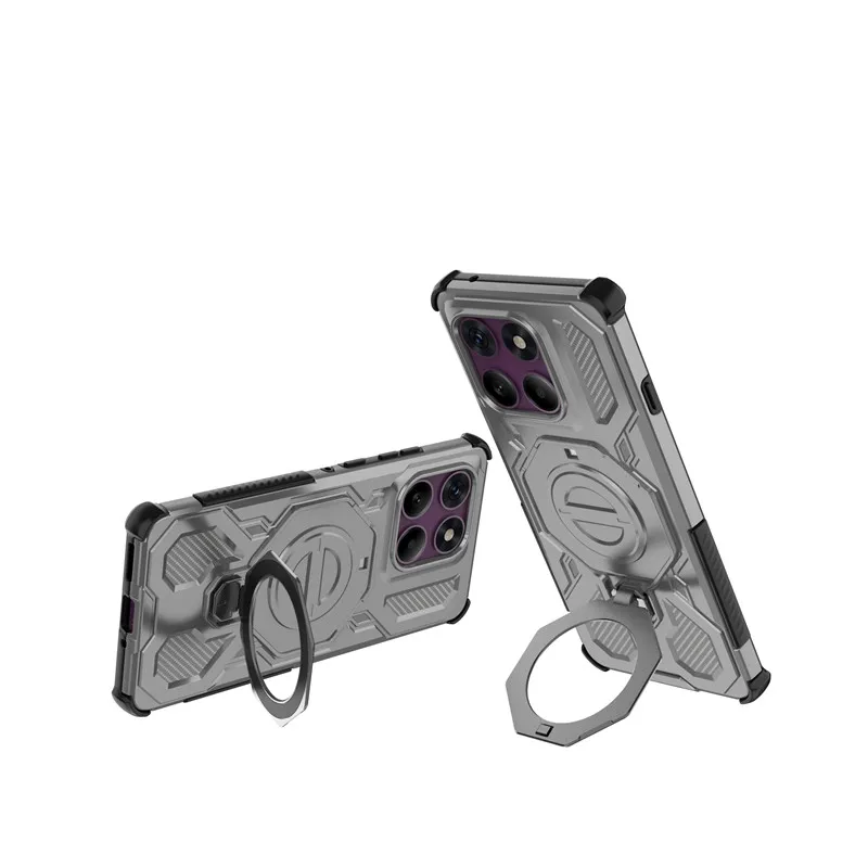 Para Motorola Edge 60 Pro funda Moto Edge 60 Pro funda con soporte magnético de carga inalámbrica funda protectora para teléfono en Moto Edge 60 Pro - imagen 4