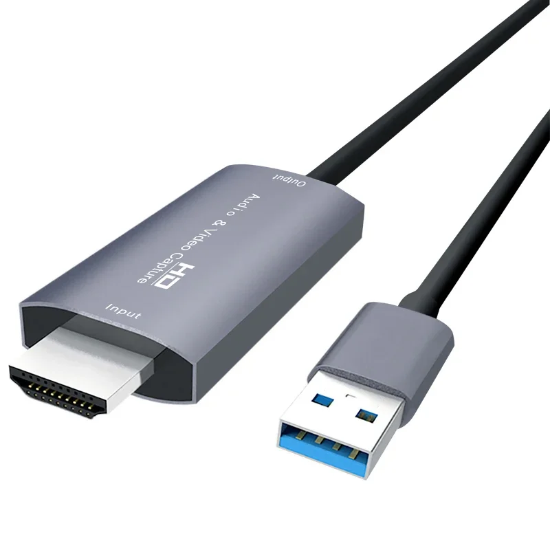 Tarjeta de captura de vídeo 4K, USB 2,0, 3,0, compatible con HDMI, caja de captura de vídeo para PS4, PS3, portátil, PC, teléfono, juegos, grabación de vídeo, transmisión en vivo - imagen 2