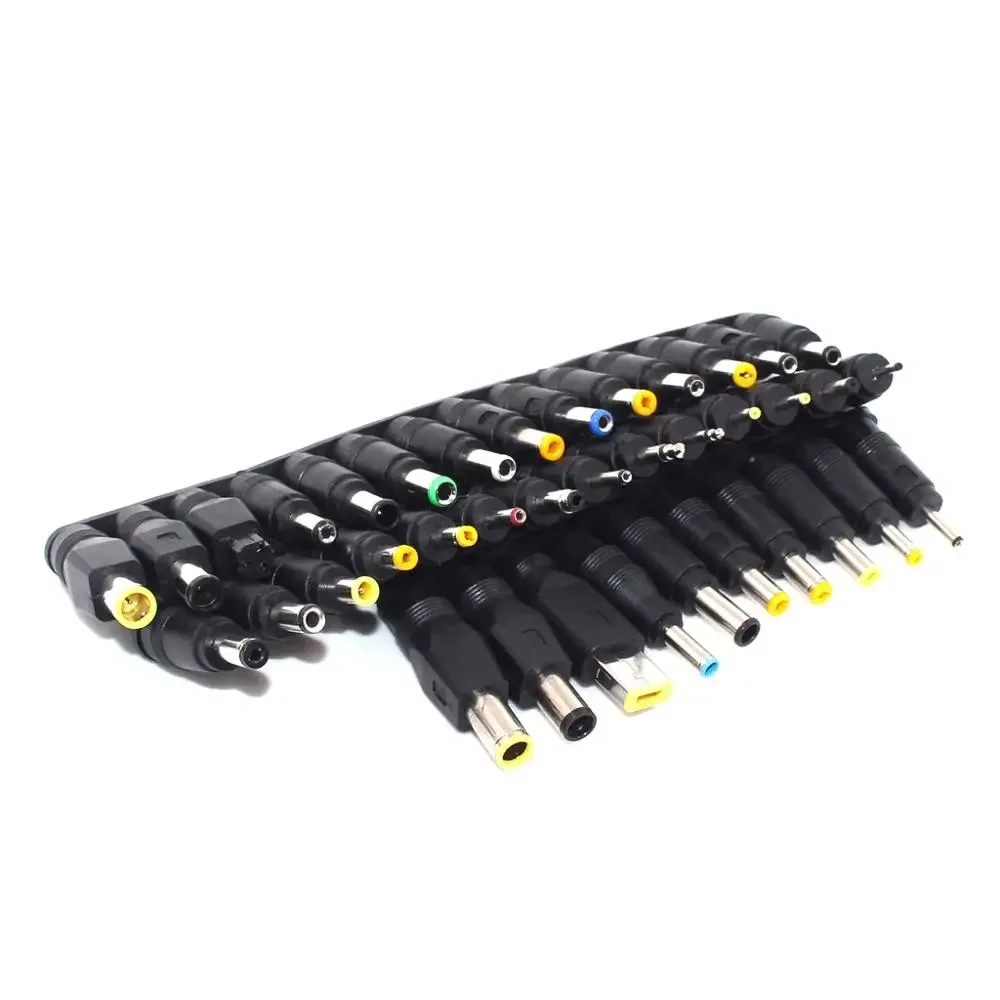 Adaptador de fuente de alimentación CC Universal para portátil, Conector de enchufe para Lenovo, Hp, Dell, convertidor de cargador con Cable hembra de 5,5x2,1mm, 48 Uds. - imagen 4