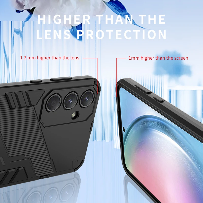 Funda a prueba de golpes para Samsung Galaxy A15 A25 A35 A55 A05 A05S M15 M35 M55 A14 A24 A34 A54 A04S A04E M14 M34 M54 Armor funda de teléfono - imagen 4