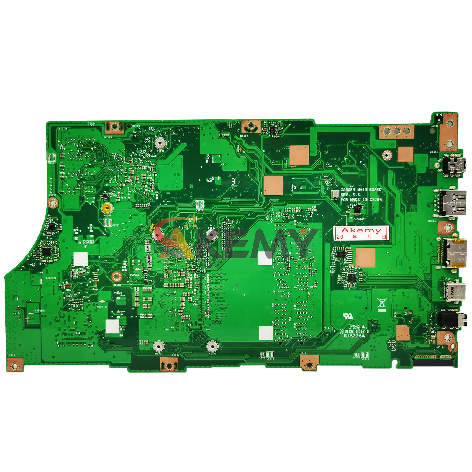 Placa base para ordenador portátil X530FN para ASUS VivoBook X530FN S530F X530UA X530F X530UN K530F S5300F placa base para portátil con CPU I3 I5 I7 - imagen 2