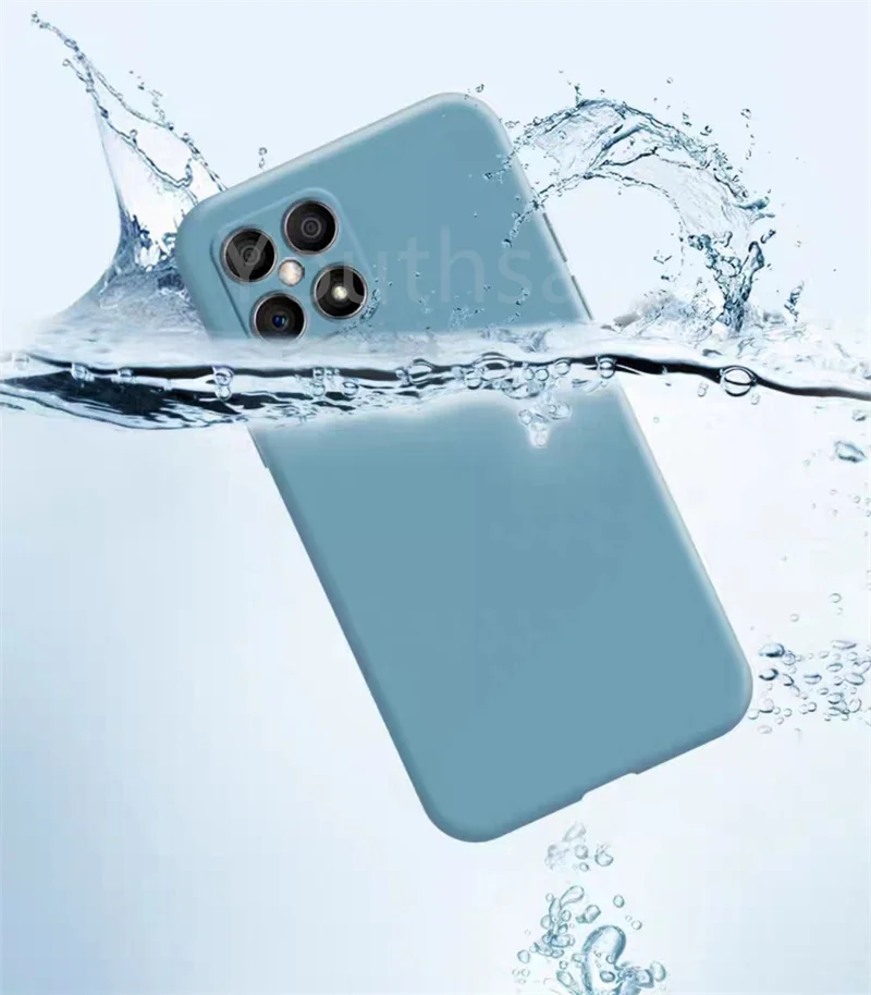 Funda protectora para Honor X8, carcasa Original de silicona líquida, suave, TPU, parachoques para teléfono - imagen 4