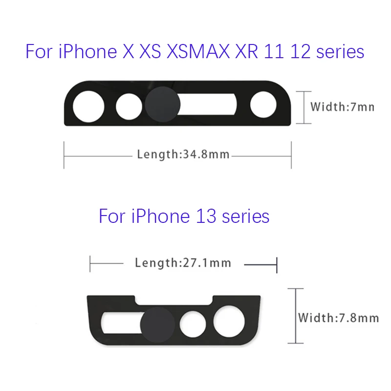 Cubierta de cámara web para teléfono, lente de privacidad para iPhone 13, 12, 11 Pro Max, Mini, XS, XR MAX, X, Protección de Privacidad, pegatinas ultrafinas de Metal - imagen 3