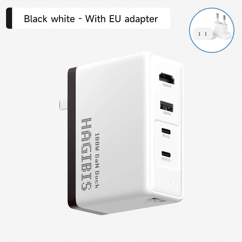Black White-EU plug