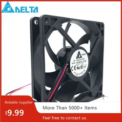 para Delta AFB0912HD: 92x92x20mm 12V 0.24A Ventilador de enfriamiento con doble rodamiento de bolas (2700RPM, 54,6CFM, 35dBA, 2 cables)
