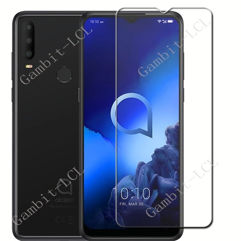 3 uds 9H Original para Alcatel 3X (2019) Protector de vidrio templado en Alcatel3X2019 5048Y, 5048A 6,52 "película protectora de pantalla - imagen 2