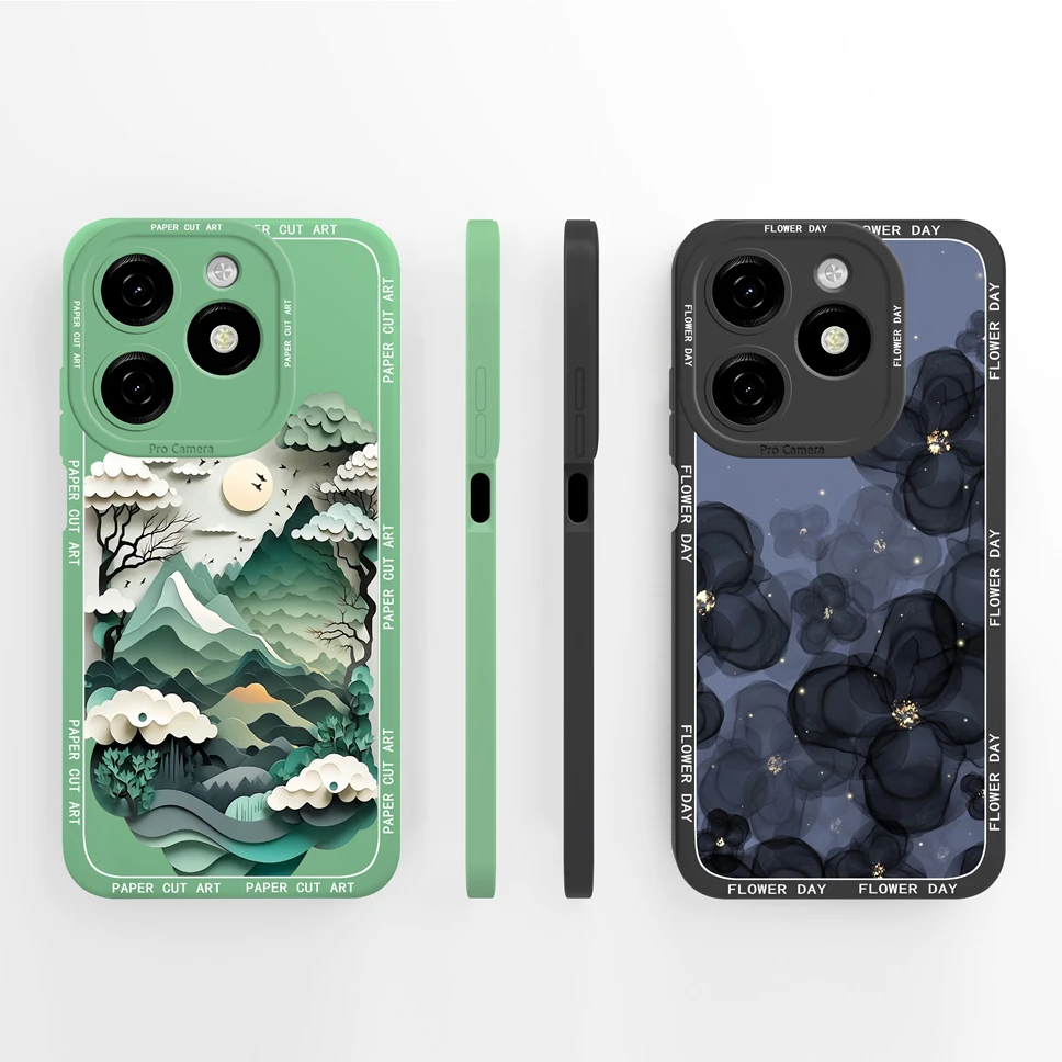 Funda de silicona líquida para Infinix Smart 8 HD Pro Plus, cubierta suave, cuadrada, bonita, astronauta, 8, 8HD, 8Pro, 8Plus - imagen 5