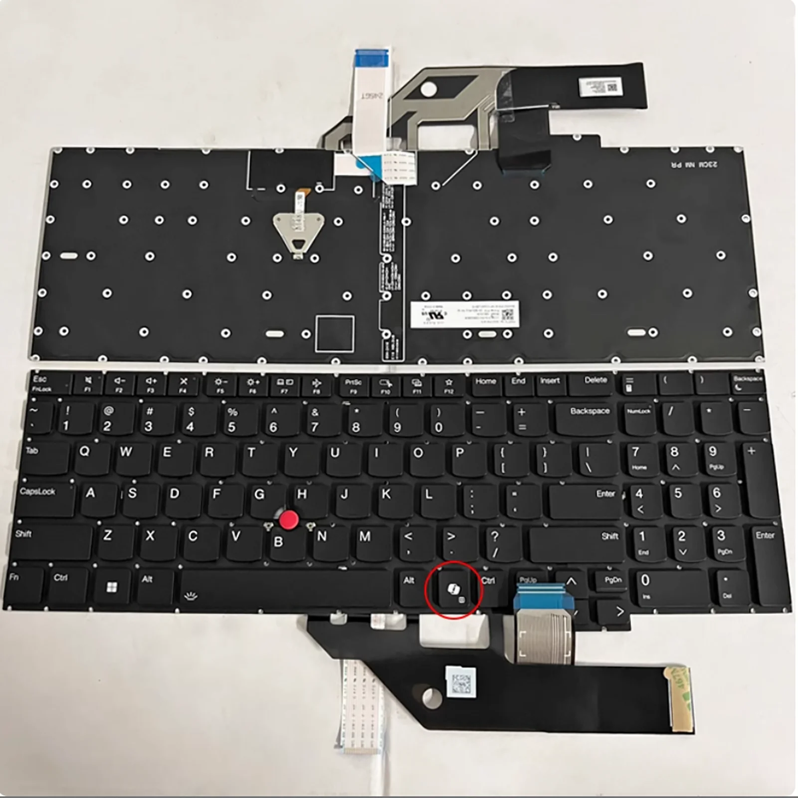 Teclado para portátil Lenovo ThinkPad E16 Gen 1 E16 Gen 2 16 "E16 AI 2024