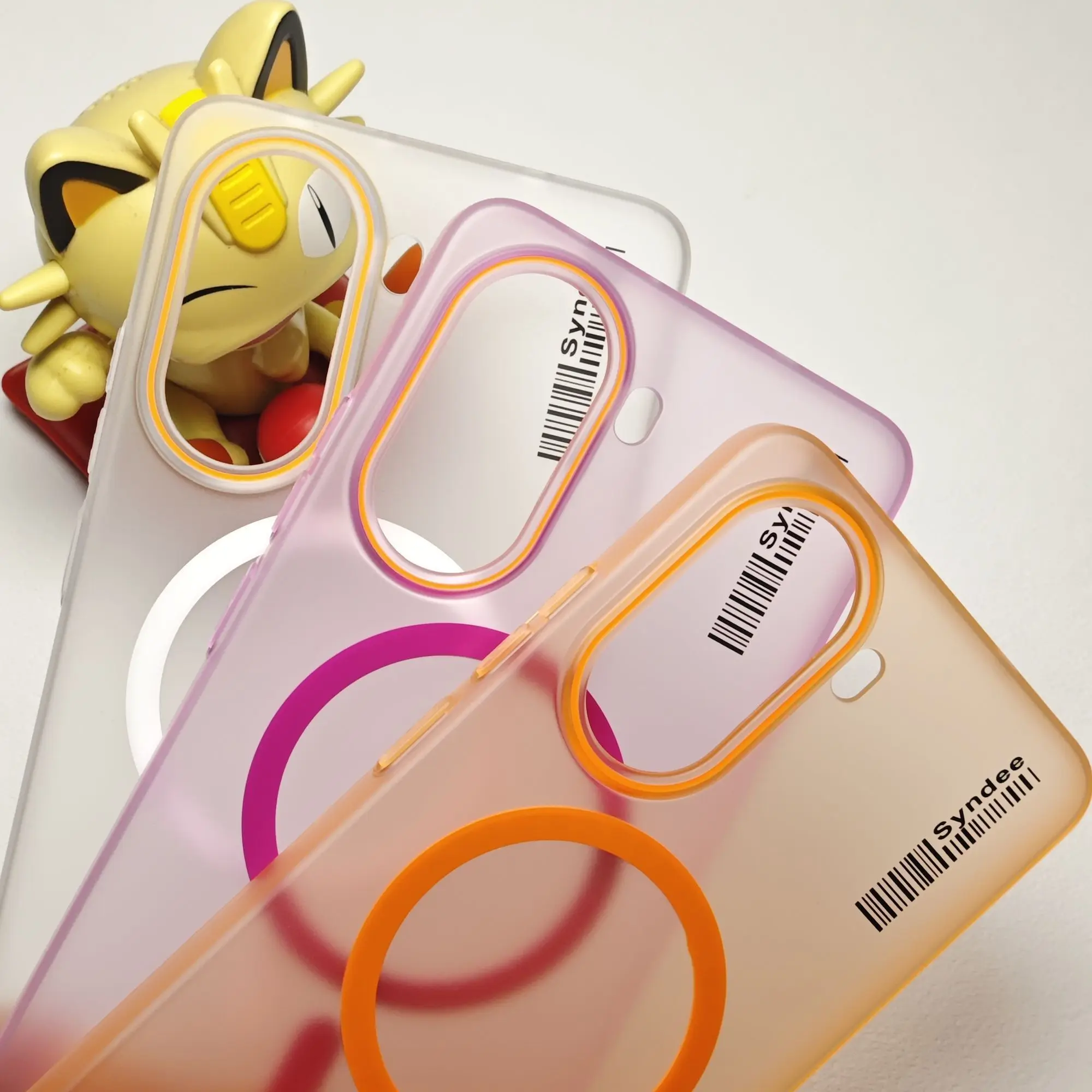 Funda transparente mate para Magsafe para Xiaomi Mi 15 15s 14 13 14T Pro Ultra poco f7 f6 x7 pro c71 funda dura magnética a prueba de golpes - imagen 3