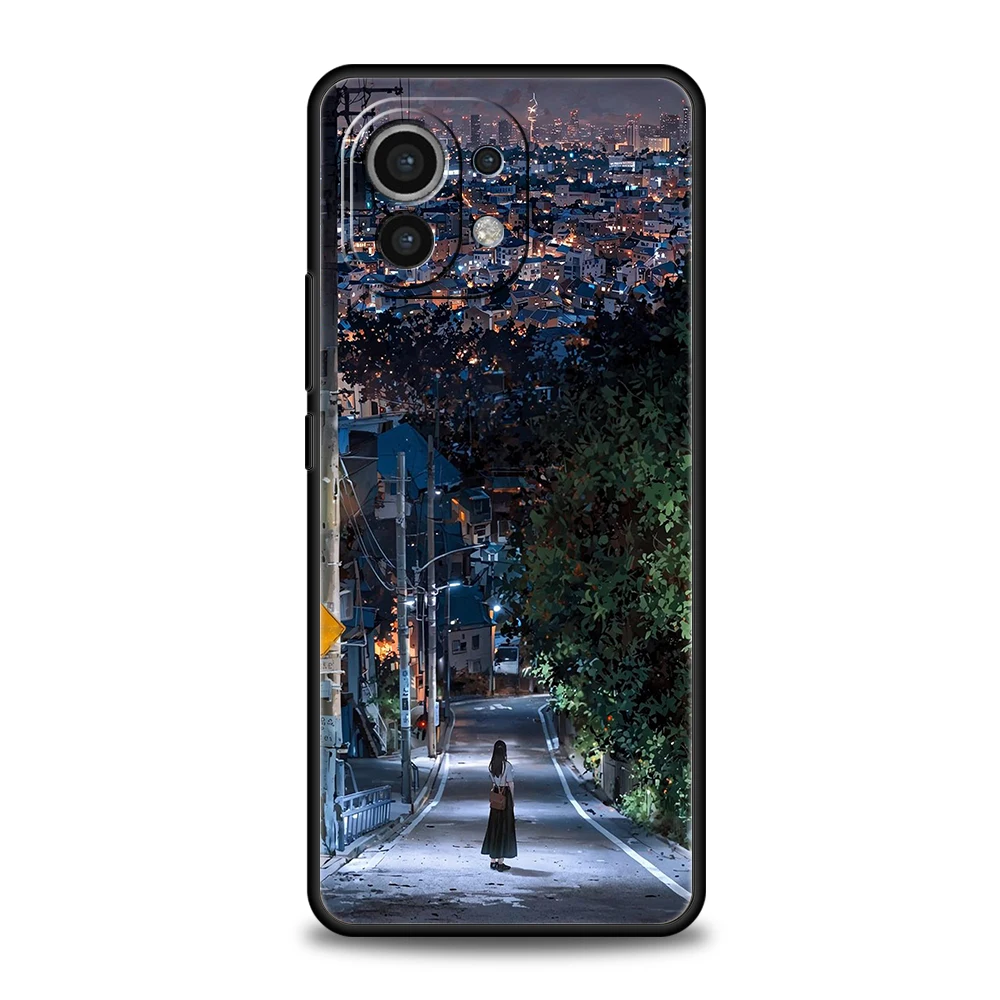 Funda de teléfono para Xiaomi 15 14 13 12 Lite 14T 13T 12T Pro Poco X7 X6 X5 X4 X3 NFC F7 Ultra F6 Pro cubierta paisaje paisaje japonés - imagen 3