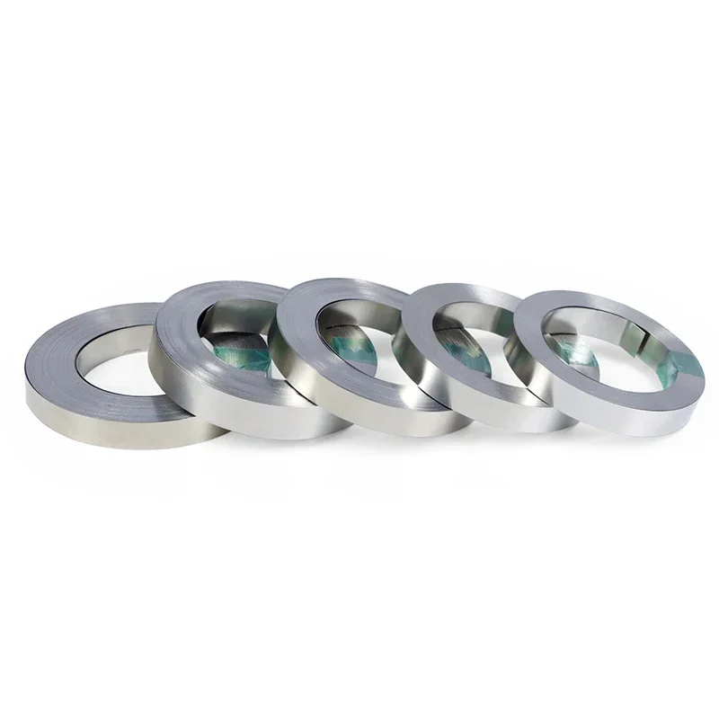 Tira de hoja chapada en níquel 18650, conector de placa de níquel para batería de iones de litio, correa de acero de 0,1 ~ 0,2mm, máquina de soldadura por puntos, soldador de batería - imagen 3