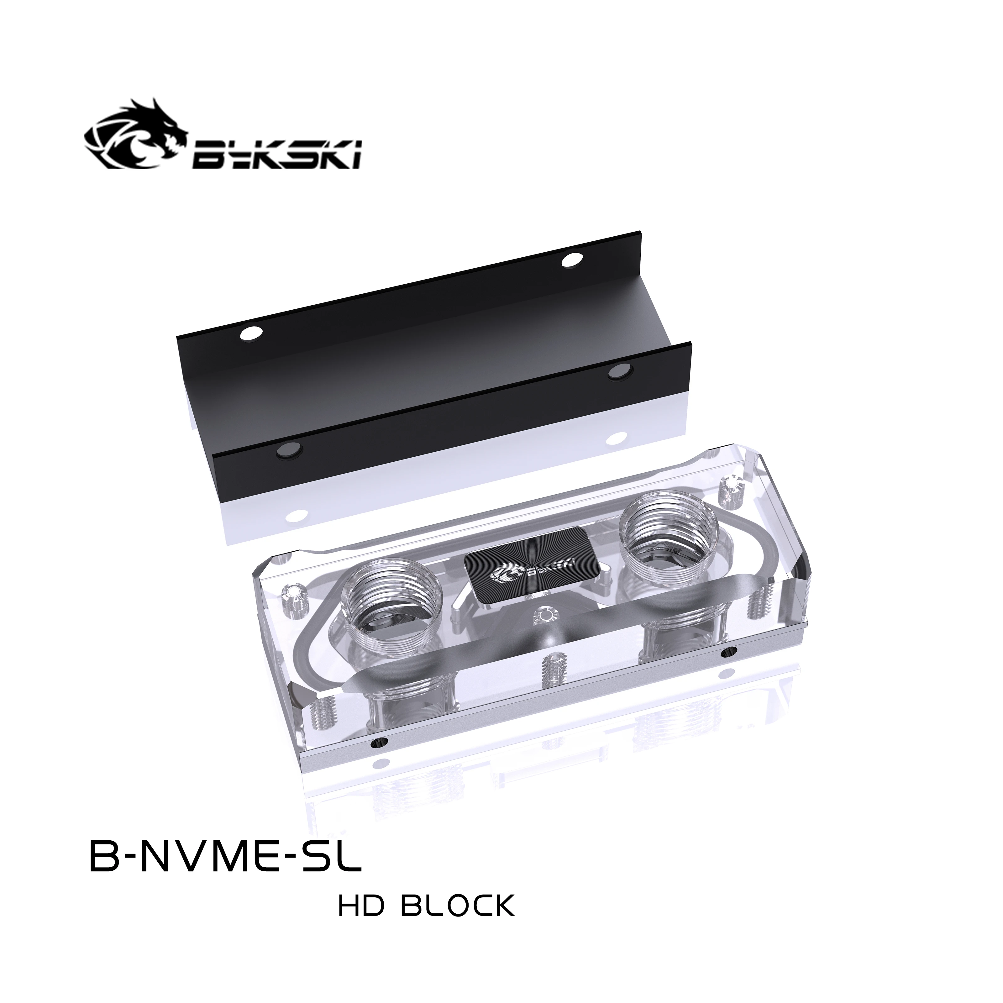 Bykski bloque de agua para 2280 /22110 PCI-E /SATA M.2 M2 SSD/disco de estado sólido radiador de disco duro disipador de calor Nvme refrigeración/B-NVME-SL - imagen 4