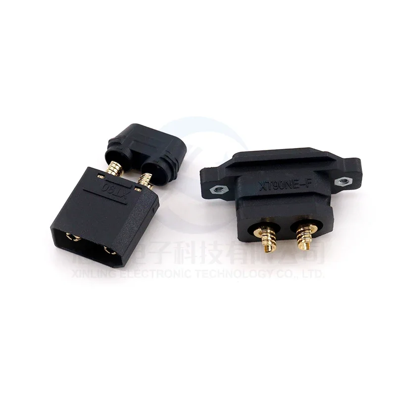 Enchufe macho y hembra fijo de XT90NE-F, modelo de avión chapado en oro, conector de alimentación de carga ESC, batería de litio - imagen 3