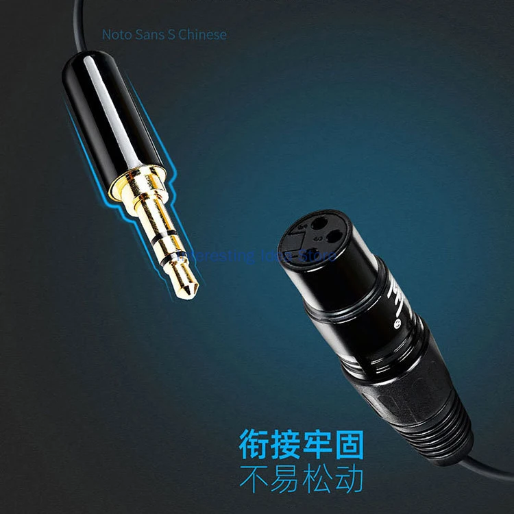 Ickb-Cable de equilibrio L9 So8, tarjeta de sonido, condensador de 48V, Cable de conexión de micrófono, cañón único, giro femenino de 3,5mm - imagen 4