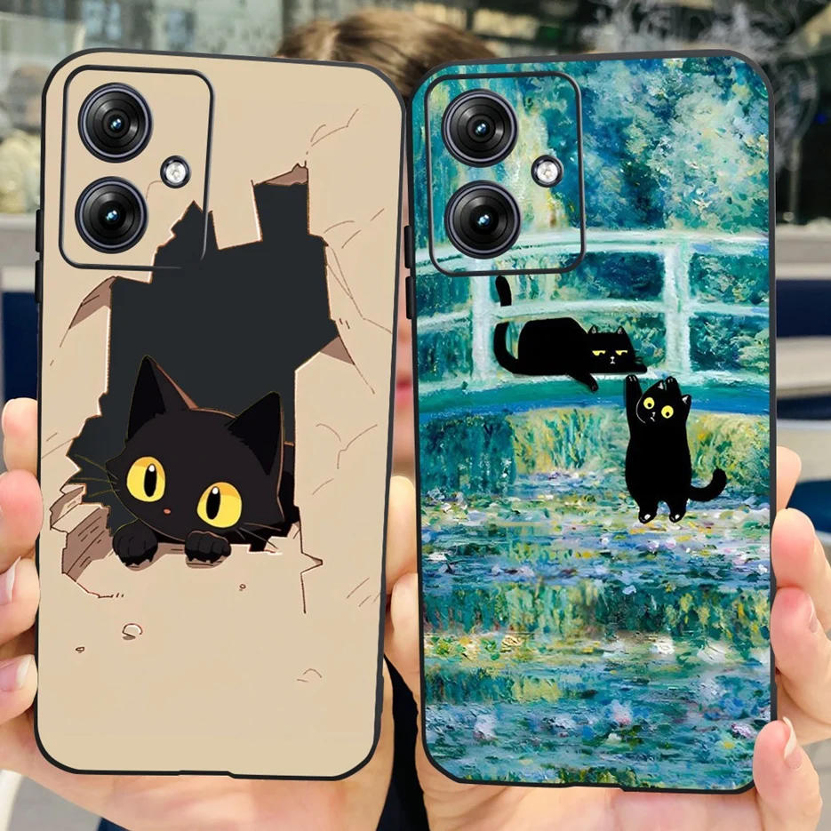 Para Motorola Moto G84 funda XT2347-1 Linda funda pintada de moda funda de silicona suave para Moto G54 G 84 MotoG54 MotoG84 Fundas Coque - imagen 5