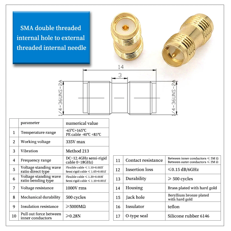 1/5/10 Uds conector SMA doble vía/doble inverso RPSMA-JJ KK JWK KKF KKY tornillo interior agujero interior/Pin interno adaptador tipo L - imagen 4