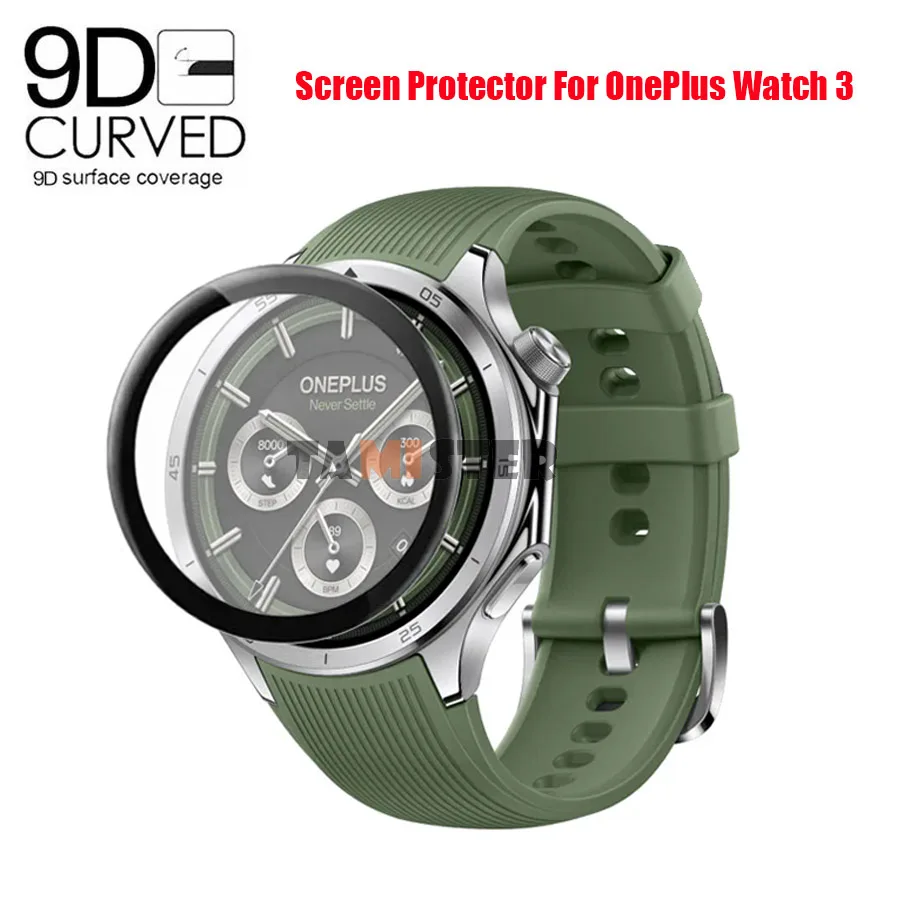 Protector de pantalla Flexible suave para OnePlus Watch 3, película protectora antiarañazos de cobertura completa para OnePlus Watch 3, sin vidrio - imagen 3