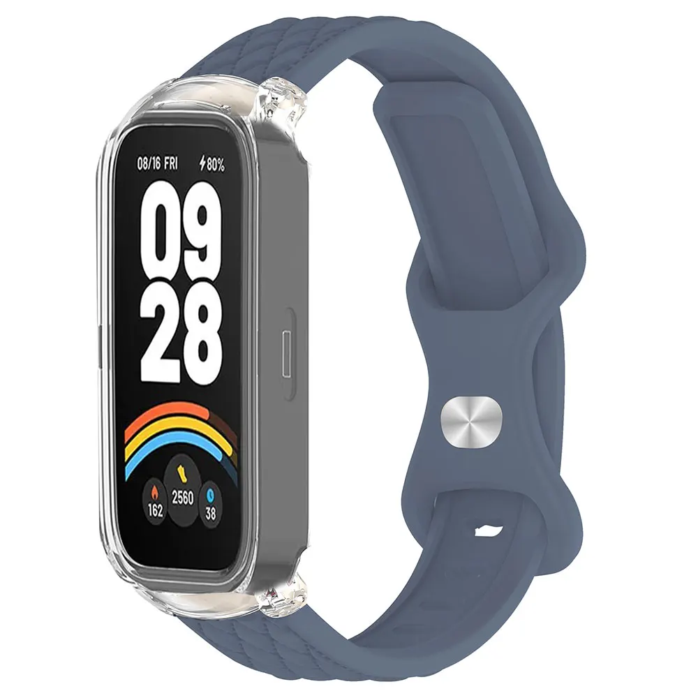 Correa de reloj de silicona suave para Xiaomi Mi band 8 Active 9 8active Redmi Smart Band 2 3 pulsera de TPU correa de repuesto - imagen 3