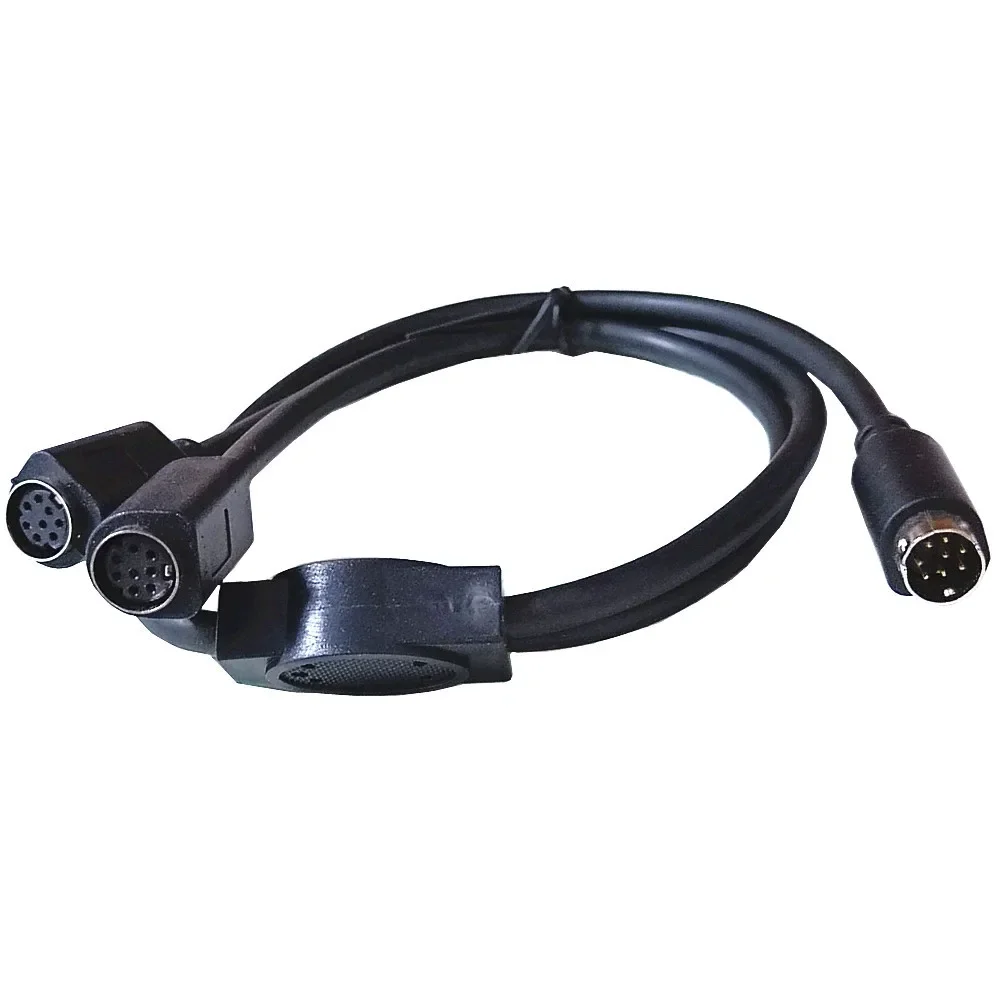 Mini DIN Cable adaptador divisor Y de 8 pines Mini Din Cable de audio/vídeo de 8 núcleos, Cable decodificador de video S 0,5 m - imagen 4