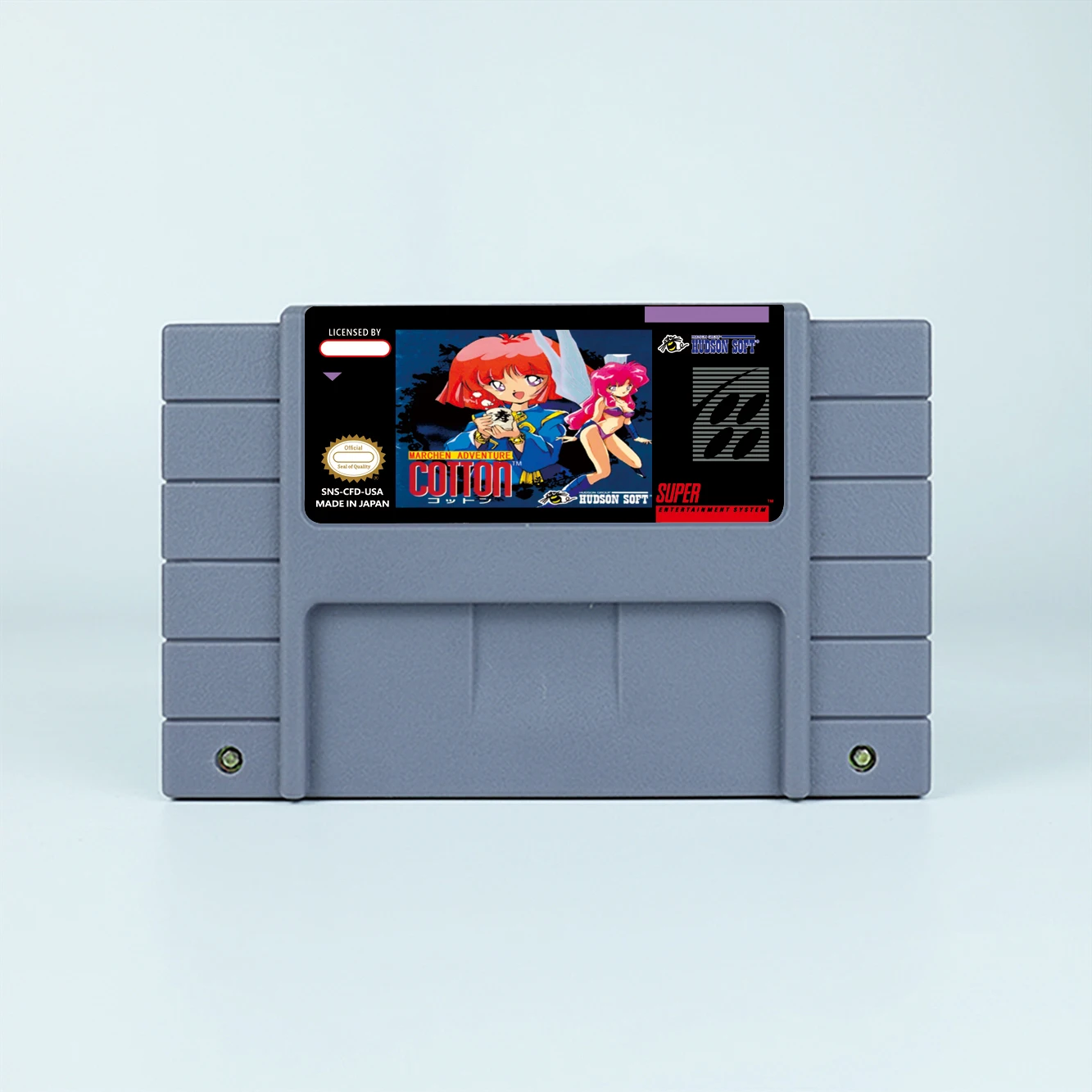 Maerchen Adventure-juego de acción 100% de algodón para SNES, tarjeta de juego de 16 bits para consola de videojuegos SNES versión NTSC de EE. UU.