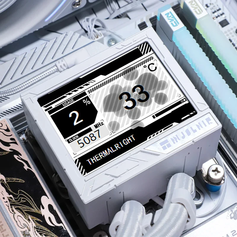 Thermalright-MJOLNIR VISION 360 ARGB, pantalla LCD IPS de 3,5 pulgadas refrigerada por agua, disipador de calor LGA1851/AM5 de 14. ª generación - imagen 5