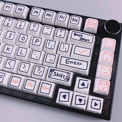 Keycaps XDA PBT Anime Graffiti Teclado Mecánico MX Switch Personalizado